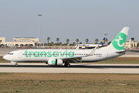 F-GZHE @ LMML - B737-800 F-GZHE Transavia France - by Raymond Zammit