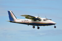 G-ORVR @ EGSH - Landing at Norwich. - by Graham Reeve