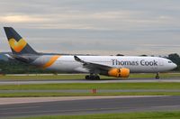 OY-VKF @ EGCC - Thomas Cook A332 coming to a stop. - by FerryPNL