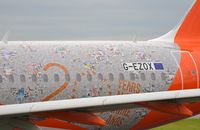 G-EZOX @ EGCC - Congratulation Easyjet: 20 years. Picture book perfect. - by FerryPNL