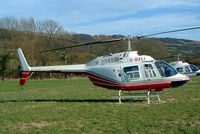 G-BXLI @ EGBC - Bell 206B-3 Jet Ranger III [4041] Cheltenham Racecourse~G 16/03/2004 - by Ray Barber