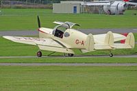 G-AKBO @ EGBP - Messenger, Breighton Yorkshire based, seen at the Skysport Fly In. - by Derek Flewin