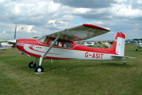 G-ASIT @ EGBP - Cessna 180 [32567] Kemble~G 09/07/2004 - by Ray Barber