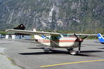 ZK-SEW @ NZMF - ZK-SEW Cessna 207 at Milford Sound NZ - by Pete Hughes