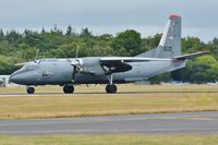 603 @ EGHH - Slight prop vortices created during departure on a grey day - by John Coates