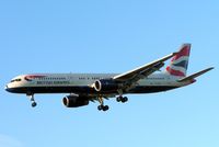 G-CPEL @ EGLL - Boeing 757-236 [24398] (British Airways) Heathrow~G 07/09/2005. On finals 27L. - by Ray Barber