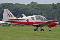 G-WINI @ EGBP - Bulldog, Conington Cambridgeshire based, previously XX546, G-CBCO, seen at the Skysport fly in.