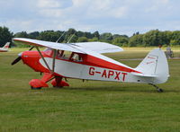 G-APXT @ EGLM - Piper PA-22-150 (Modified) Pacer at White Waltham. Ex N4545A - by moxy