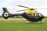 G-NEAU @ X5FB - Eurocopter EC-135T-2 taking a break at Fishburn Airfield, October 14th 2007. - by Malcolm Clarke