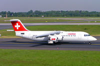 HB-IXV @ EDDL - British Aerospace BAe 146-RJ100 [E3274] (Swiss European Air Lines) Dusseldorf~D 19/05/2005 - by Ray Barber