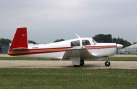 N6948N @ KOSH - Mooney M20C - by Mark Pasqualino