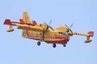F-ZBMF @ LFML - Canadair CL-415, Short approach Rwy 31R, Marseille-Provence Airport (LFML-MRS) - by Yves-Q