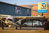 N185CW @ KRHV - Nevada-based 1974 Cessna A185F Skywagon parked in front of the Tradewinds hangar at Reid Hillview Airport, San Jose, CA. - by Chris Leipelt
