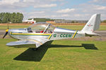 G-CCEM @ EGBR - Aerotechnik EV-97 Eurostar at The Real Aeroplane Company's Summer Fly-In, Breighton Airfield, August 2011. - by Malcolm Clarke