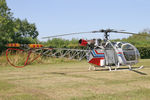 HA-PPC @ EGBR - Sud SA.318A Alouette II at Breighton Airfield's Wings & Wheels Weekend, July 2011. - by Malcolm Clarke