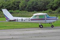 G-BJYD @ EGCW - F152, Welshpool based, seen aprked up.