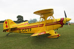 G-CCTF @ X5FB - Aerotek Pitts S-2A Special, Fishburn Airfield, August 2010. - by Malcolm Clarke