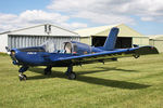 G-BHWK @ X5FB - Morane-Saulnier MS-880B Rallye Club, Fishburn Airfield, May 26th 2013. - by Malcolm Clarke