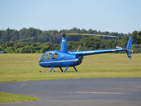 G-MXPI @ EGTB - Robinson R44 Raven II at Wycombe Air Park. Ex OK-SIM - by moxy