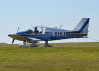 G-BHLH @ EGTB - Robin DR400/180 Regent at Wycombe Air Park. Ex F-GBIG - by moxy