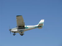 N8065T @ SZP - 1960 Cessna 175A SKYLARK, Continental GO-300 175 Hp geared engine, on final Rwy 22 - by Doug Robertson