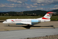 OE-LFP @ LOWG - Austrian Fokker 70 @GRZ (Taxing out for departure to Rhodos) - by Stefan Mager