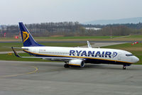 EI-DYX @ EDNY - Boeing 737-8AS [37517] (Ryanair) Friedrichshafen~D 04/04/2009 - by Ray Barber