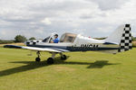 G-JWCM @ X5FB - Scottish Aviation Bulldog Series 120 Model 1210, a Fishburn Airfield resident, August 16th 2015. - by Malcolm Clarke