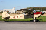 G-AJIT @ EGBR - Auster J-1 Kingsland. Hibernation Fly-In, The Real Aeroplane Club, Breighton Airfield, October 2012. - by Malcolm Clarke