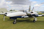 G-OOON @ X5FB - Piper PA-34-220T Seneca III at Fishburn Airfield, August 29th 2015. - by Malcolm Clarke