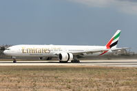 A6-EGY @ LMML - B777 A6-EGY Emirates Airlines - by Raymond Zammit
