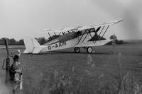 G-AAIN - Parnall Elf II at Old Warden (date unknown, but around 1983) - by Simon Godfrey
