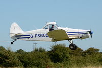 G-PSGC @ X3TB - Landing at Tibenham. - by Graham Reeve