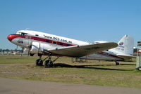 VH-SBL @ YSBK - VH-SBL   Douglas DC-3C-47A-1-DK [12056] (Discovery Air Tours) Sydney-Bankstown~VH 21/09/2004 - by Ray Barber