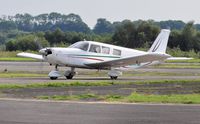 N112WM @ EGFH - Visiting Cherokee Six. - by Roger Winser