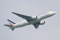 F-GSPQ @ LFPG - Boeing 777-228 (ER), Take off rwy 06R, Roissy Charles De Gaulle airport (LFPG-CDG) - by Yves-Q