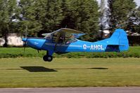 G-AHCL @ EGBR - Landing rwy 29 - by glider