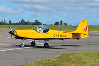 G-BWXJ @ EGSH - Just landed at Norwich. - by Graham Reeve