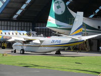 ZK-PVB @ NZAA - outside air chathams hangar - not sure why - by magnaman