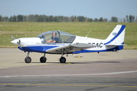 G-ECAC @ EGSH - Just landed at Norwich. - by Graham Reeve