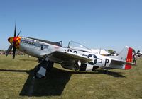 N551J @ KOSH - North American P-51D