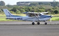 G-MPLE @ EGFH - Visiting Skylane operated by Oxford Aviation Academy. - by Roger Winser