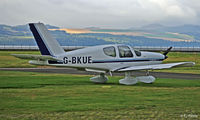 G-BKUE @ EGPN - Parked up at Dundee - by Clive Pattle