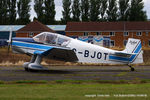 G-BJOT @ EGNU - at the LAA Vale of York Strut fly-in, Full Sutton - by Chris Hall