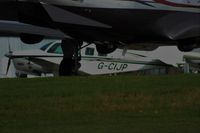 G-CIJP @ EGTF - G-CIJP Beech B36TC hiding behind M-AMAN at Fairoaks EGTF, sorry about picture quality !! - by dave226688