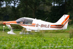 G-BHLE @ EGNU - at the LAA Vale of York Strut fly-in, Full Sutton - by Chris Hall