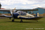 G-BDIH @ EGNU - at the LAA Vale of York Strut fly-in, Full Sutton - by Chris Hall