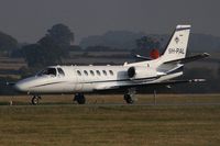 9H-PAL @ EGGW - 9H PAL - Cessna 550 Citation taxi for takeoff at London Luton EGGW - by dave226688