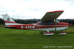 G-AZKW @ EGBS - Royal Aero Club RRRA air race at Shobdon - by Chris Hall