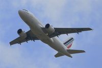 F-GRHK @ LFPG - Airbus A319-111, Take off rwy 27L, Roissy Charles De Gaulle airport (LFPG-CDG) - by Yves-Q